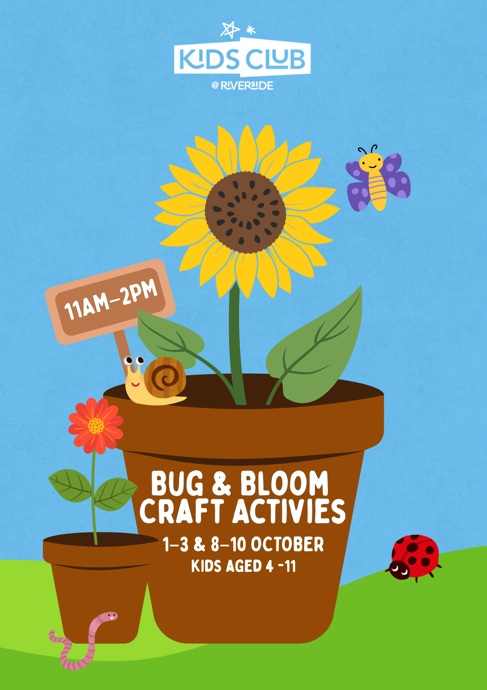 School Holidays Bug and Bloom School Activities