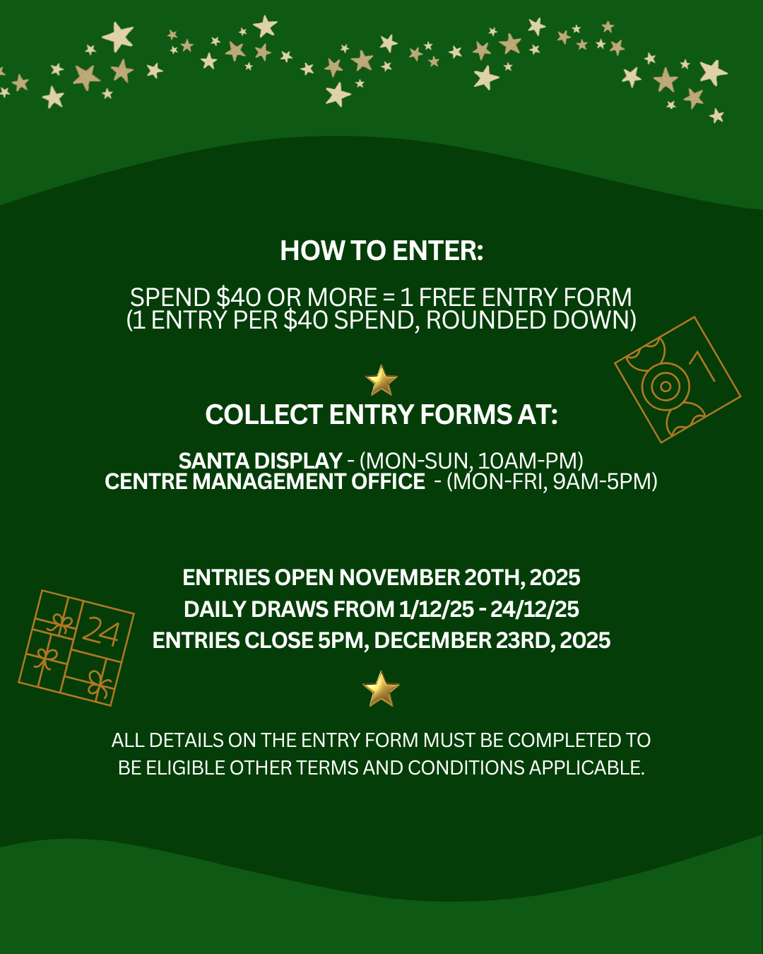 Daily giveaway post 2 entry